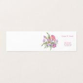 Carte de visite pliée (Extérieur déplié)