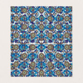 Carte de visite pliée (Extérieur déplié)