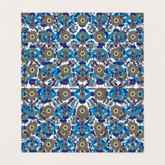 Carte de visite pliée (Extérieur déplié)