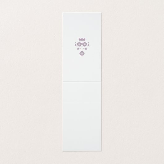 Carte de visite pliée (Extérieur déplié)