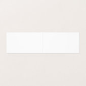 Carte de visite pliée (Extérieur déplié)