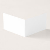 Carte de visite pliée (Extérieur)