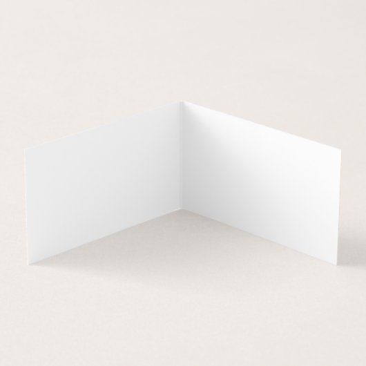 Carte de visite pliée (Intérieur)