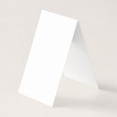 Carte de visite pliée (Devant)