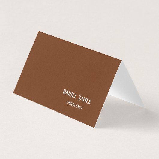 Carte de Visite Pliée (Devant)