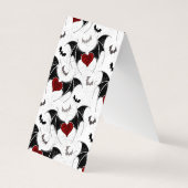 Carte de visite pliée (Dos)