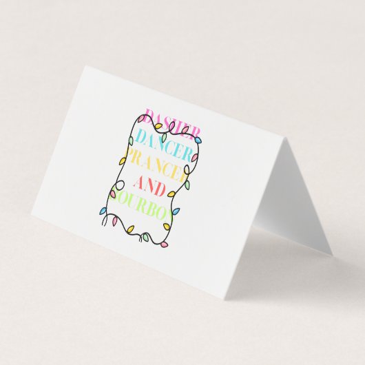 Carte de visite pliée (Devant)