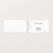 Carte de visite pliée (Extérieur déplié)