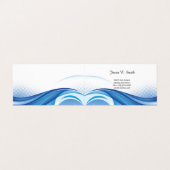 Carte de visite pliée (Extérieur déplié)