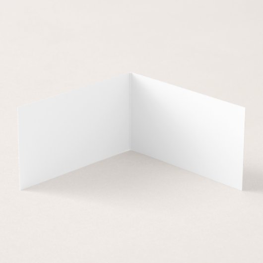 Carte de visite pliée (Intérieur)