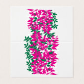 Carte de visite pliée (Extérieur déplié)