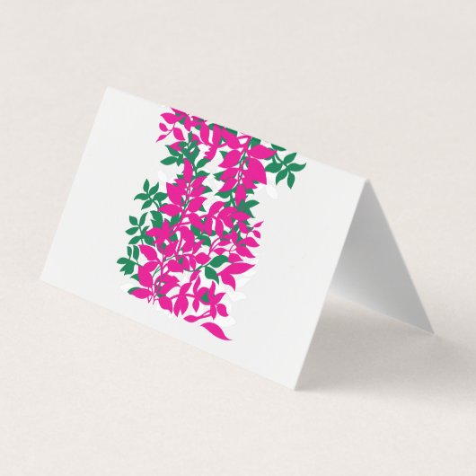 Carte de visite pliée (Dos)