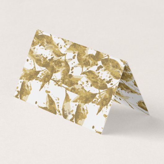 Carte de visite pliée (Dos)