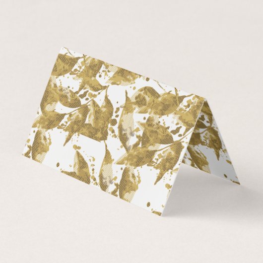 Carte de visite pliée (Devant)