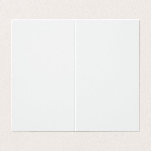 Carte de visite pliée (Extérieur déplié)