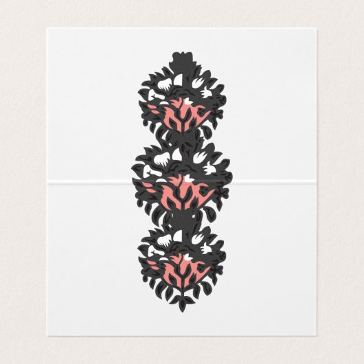 Carte de visite pliée (Intérieur déplié)