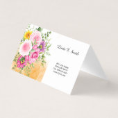 Carte de visite pliée (Devant)