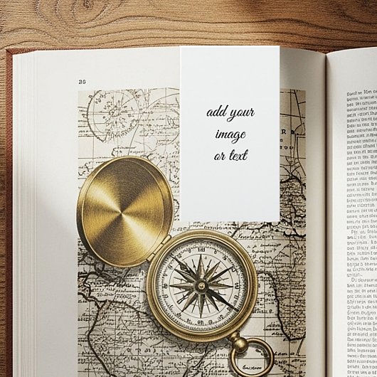 Carte De Visite Plier sur les signets personnalisés