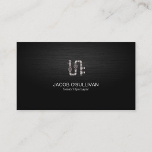 Carte De Visite Plomberie de plomberie de couche de tuyau