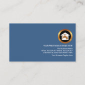 Carte De Visite Plomberie de plomberie dorée à couche géométrique  (Dos)