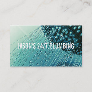 Carte De Visite Plomberie de plomberie Faucet d'eau Handyman Maint