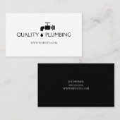 Carte De Visite Plomberie de plomberie Faucet d'eau Handyman Maint (Devant / Derrière)