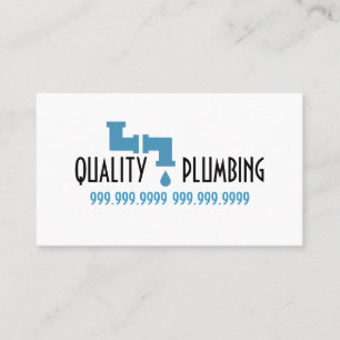 Carte De Visite Plomberie Plombier Robinet Eau Bricoleur Entretien