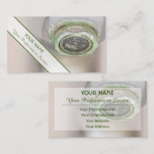 Carte De Visite Plomberie professionnelle, forgeron et toit métall (Devant / Derrière)