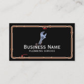 Carte De Visite Plomberie Service de réparation de tuyaux professi (Devant)