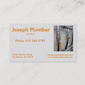 Carte De Visite plombier (Dos)