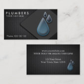 Carte De Visite Plombier (Devant / Derrière)