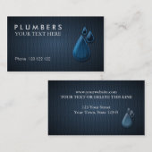 Carte De Visite Plombier (Devant / Derrière)