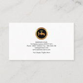 Carte De Visite Plombier clair calmant de vague (Dos)