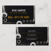 Carte De Visite plombier principal | Handy Man (Devant / Derrière)