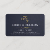 Carte De Visite Plombier Professionnel (Devant)