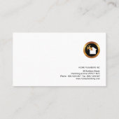 Carte De Visite Plombiers à la maison professionnels élégants (Dos)