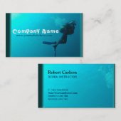 Carte De Visite Plongée sous-marine (Devant / Derrière)