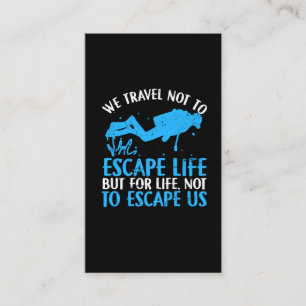 Carte De Visite Plongée sous-marine - Plongée avec tuba