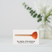 Carte De Visite Plongeur (Debout devant)