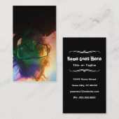 Carte De Visite plongeur coloré (Devant / Derrière)