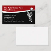 Carte De Visite Plug à étincelles des services de réparation autom (Devant / Derrière)