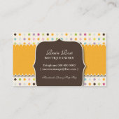 Carte De Visite Pluie douce - commande à façon (Dos)