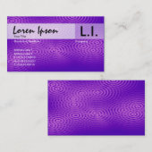 Carte De Visite Pluie électrique - violet (Devant / Derrière)