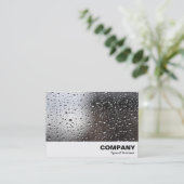 Carte De Visite Pluie sur une fenêtre (Debout devant)