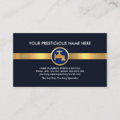 Carte De Visite Plumage à domicile de la clé en argent (Dos)