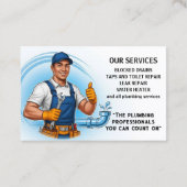 Carte De Visite Plumber  (Dos)