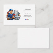 Carte De Visite Plumber Business Card Template – Professional Edit (Devant / Derrière)