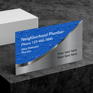 Carte De Visite Plumber local