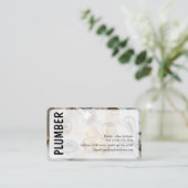 CARTE DE VISITE PLUMBER modifiable (Debout devant)