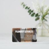 CARTE DE VISITE PLUMBER modifiable (Debout devant)